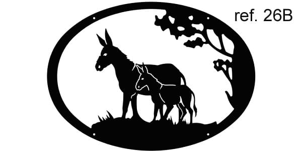 fer et traditions enseigne métal