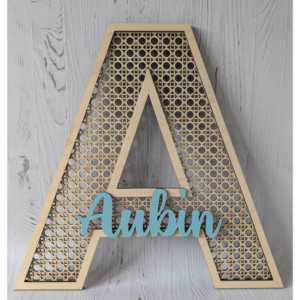 Lettre en bois personnalisable