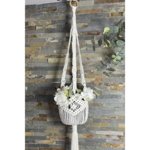 Carine Sperto porte-plante macramé