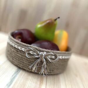 panier jute corde nature